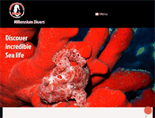 Tablet Screenshot of millennium-divers.com